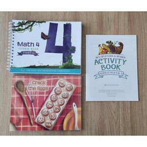 The Good & the Beautiful 2020 Math 4 Part 1 Course Book Activity Game Mats